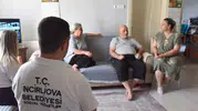 İncirliova'da ihtiyaç sahiplerine evde bakım desteği