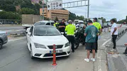 Samsun İlkadım’da iki araç çarpıştı