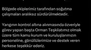 Biga’da tarım arazisinde başlayan yangın kontrol altına alındı
