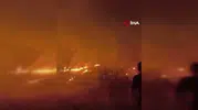 Orman yangını alarmı: Evlere yaklaşan alevlere karşı zamana karşı yarış