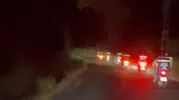 Alanya yangınında kuryeler alevlerin arasından yardım taşıdı
