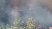 Kumluca'da orman yangını paniği Yazır Mahallesi boşaltılıyor