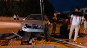 İnegöl'de kaza yapan gencin yardımına doktor babası yetişti