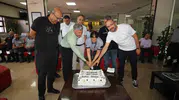 GAÜN hastanesinde görevli güvenlik personeli için özel tören