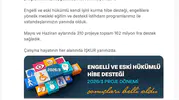 Engelli ve eski hükümlülere 162 milyon liralık iş kurma desteği
