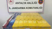Gazipaşa yolunda kaçak sigara operasyonu