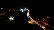 Sakarya D-650 karayolunda trafik felç oldu