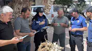 Ordu Çamaş’ta polis pazar yerinde dolandırıcılara karşı halkı uyardı