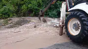 Kastamonu'da heyelan nedeniyle yollar kapandı