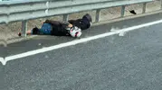 Zonguldak yolunda motosiklet kazası Baba hayatını kaybetti
