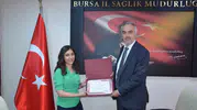 Bursa'da bir ebe erken teşhisle hayat kurtardı