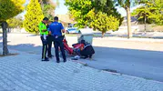 Aksaray'da motosiklet sürerken fenalaşan sürücü hayatını kaybetti