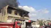 Gaziantep sanayi sitesinde korkutan yangın