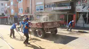 Bozdoğan sokaklarında toz mesaisi