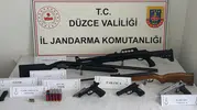 Düzce jandarması son bir haftada suçlulara nefes aldırmadı