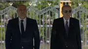 Erdoğan Lübnan Cumhurbaşkanı Avn’ı Külliye’de ağırladı