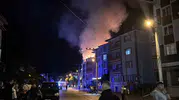Bolu’da geceyi aydınlatan yangın mahalleliyi sokağa döktü