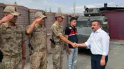 Kağızman'da şantiye denetimi yapıldı
