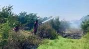Hatay Dörtyol’da bahçe yangını korkuttu
