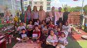 Denizlili çocuklar halı dokuma tezgahında tarihe el attı