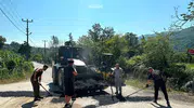 Kaynaşlı’da bozulan köy yolları onarıldı