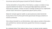Kürşad Zorlu’dan Kıbrıs Barış Harekatı’nın 52’nci yılına özel mesaj