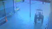 Osmaniye'de sürücüsüz traktör trafiği birbirine kattı