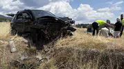 Tosya yolunda cip kazası beş kişiyi hastanelik etti