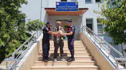 Yozgat'ta jandarma devriyesi yaralı bir leylek kurtardı