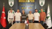 Muğlaspor tarihinin ilk golcüsü kulübe nostaljik bir ziyaret gerçekleştirdi