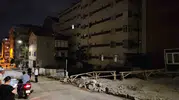 Bahçelievler’de temel kazısı yüzünden 7 katlı bina tahliye edildi