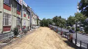Başakşehir'de otopark uğruna yeşil alan katledildi