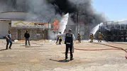 Kahramanmaraş Batı Çevre Yolu'nda iş yeri yangını