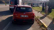 Elazığ’da iki aracın karıştığı kaza trafiği kilitledi
