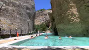 Malatya’nın doğal serinleme noktası Kudret Havuzu ilgi odağı oldu