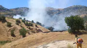Dicle’de tarım arazisinde yangın alarmı