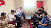 Akyaka protokolü 15 Temmuz şehit yakınları ve gazileri unutmadı