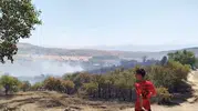 Elazığ Sugözü mahallesinde çıkan yangın paniği bitti