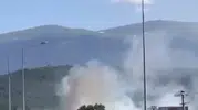 Bursa yolunda yangın alarmı