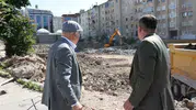 Erzurum’da eski binalar yıkılıp yerine modern konutlar yükseliyor