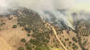 Aydın Bozdoğan yangınında hava gücü takviyesi yapıldı