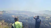 Didim’deki arazi yangınlarını belediye tankerleri söndürdü