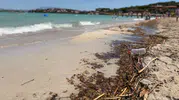Çeşme Ilıca Plajı çöp ve atıklarla doldu