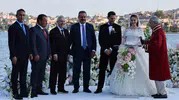 İsmail Yüksek ve Esen Matraş nikah masasına oturdu