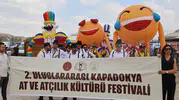 Kapadokya’nın güzel atları podyumda hünerlerini sergiledi