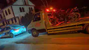 Mudurnu sokaklarında gürültüye polis freni