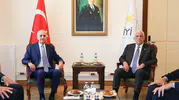 Kurtulmuş ve Dervişoğlu Meclis’te Terörsüz Türkiye gündemini konuştu