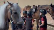 Muğlalı çocuklar yaz tatilini at üstünde geçiriyor