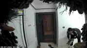 Başakşehir’de apartman hırsızı kapı önlerini boşalttı