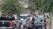 Kahramanmaraş Bağlarbaşı'nda sokak ortasında sopalı kavga